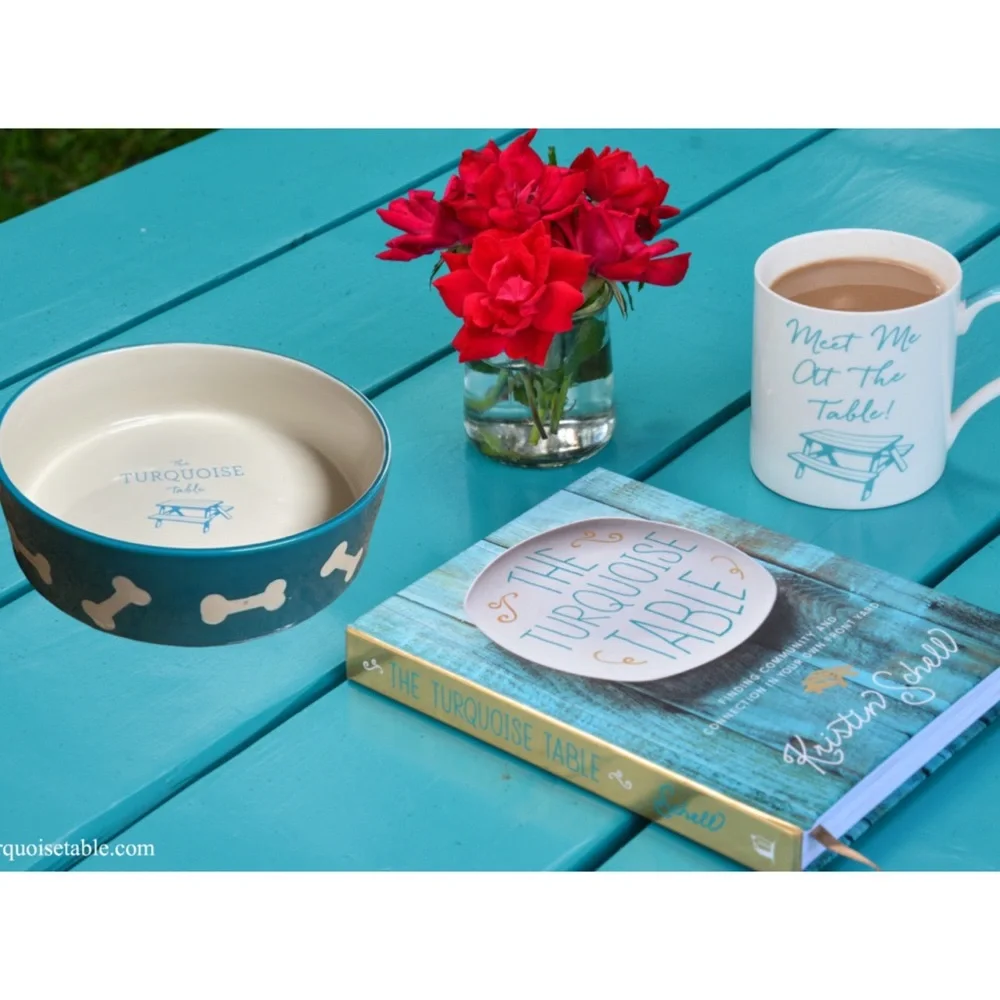 The Turquoise Table, The Turquoise Dog Bowl